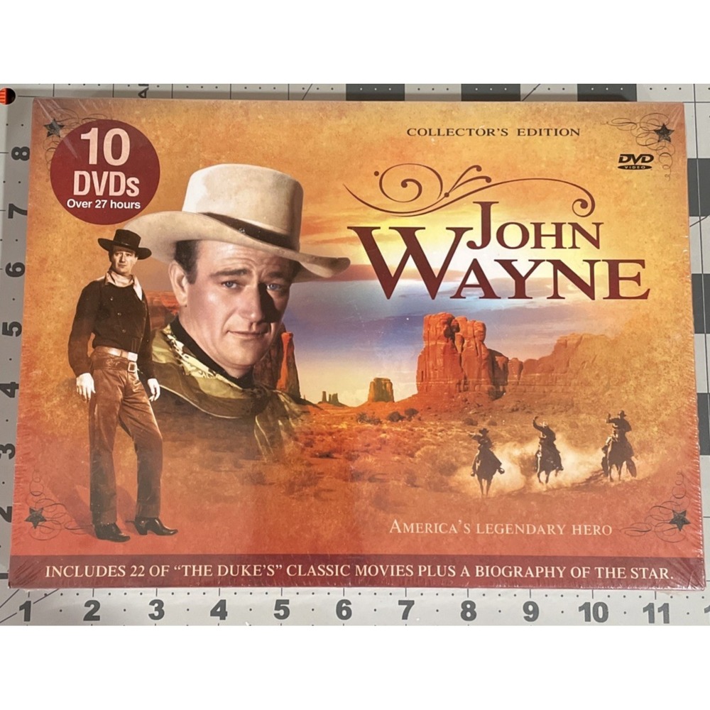 John Wayne Collectors Edition DVD Set NEW SEALED Americas Legendary Hero BOX LOT
